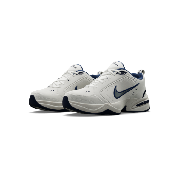 Nike Air Monarch IV "White/Metallic Silver"