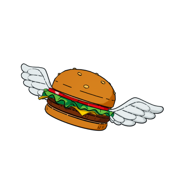 Hamburguesa voladora